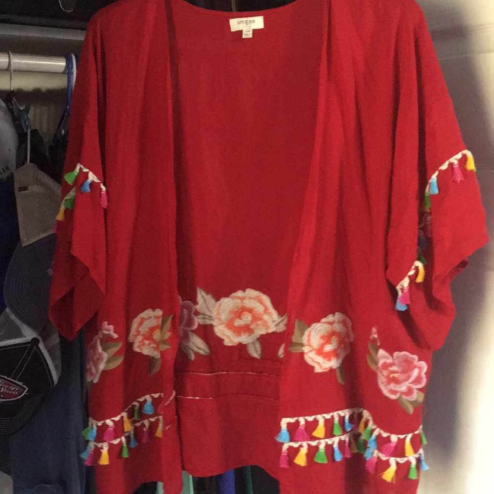 Floral fiesta kimono